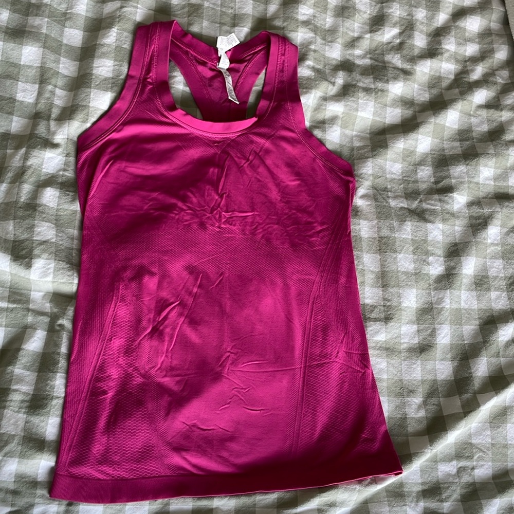 Athleta Pink Sleeveless Tank Top for Active Wear